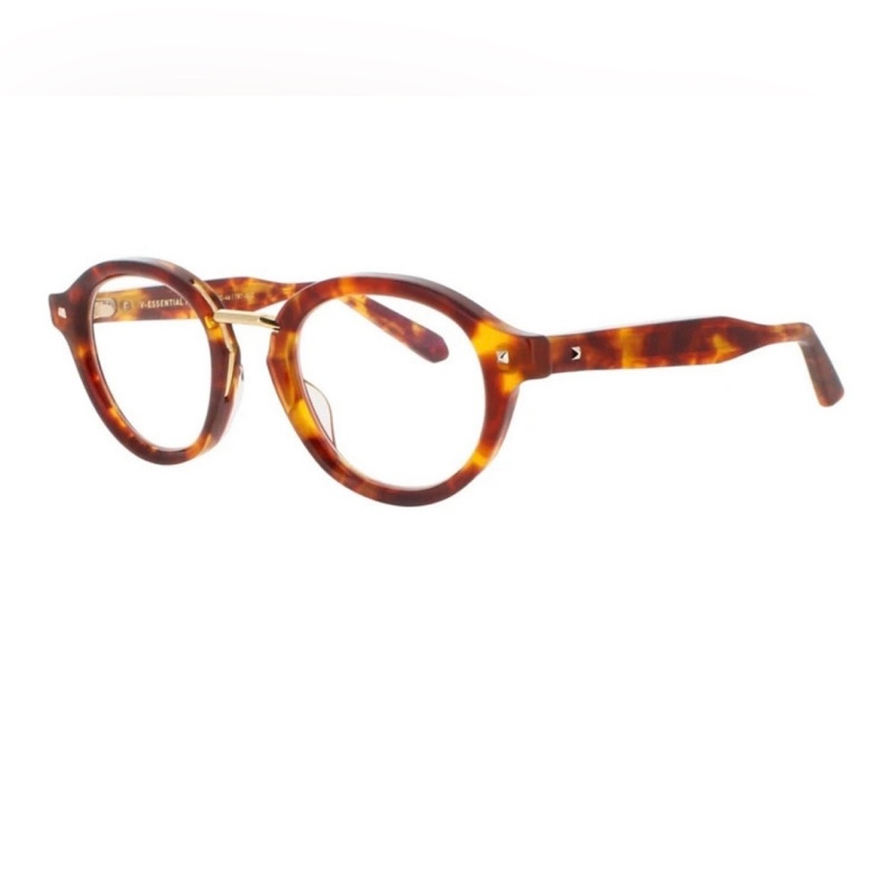 Valentino Unisex Havana Round Glasses (NWT)